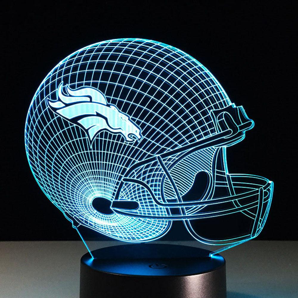 Denver Broncos 3D Optical Illusion Lamp - 3D Optical Lamp