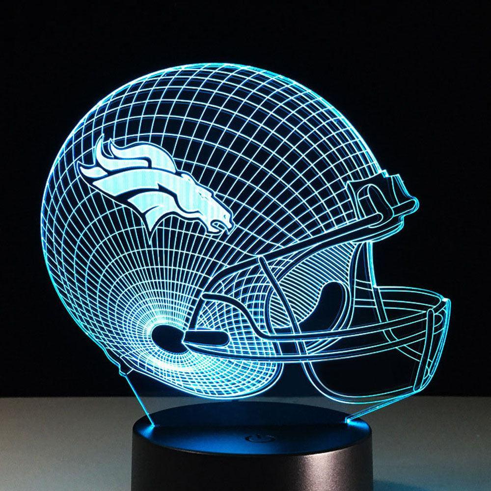 Denver Broncos 3D Optical Illusion Lamp - 3D Optical Lamp