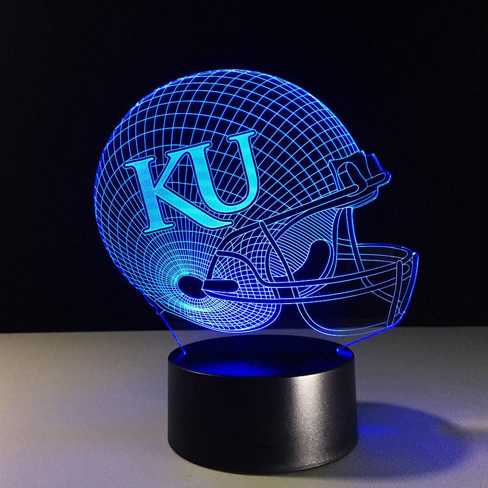 Kansas Jayhawks Optical Lamp-3D Optical Lamp