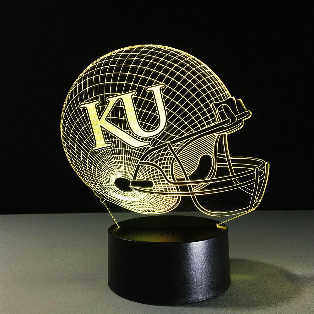 Kansas Jayhawks Optical Lamp-3D Optical Lamp