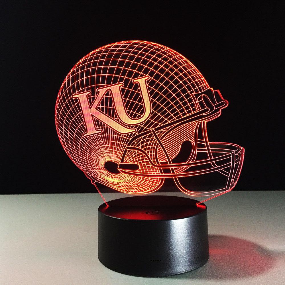 Kansas Jayhawks Optical Lamp-3D Optical Lamp