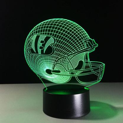 Cincinnati Bengals 3D Optical Illusion Lamp - 3D Optical Lamp