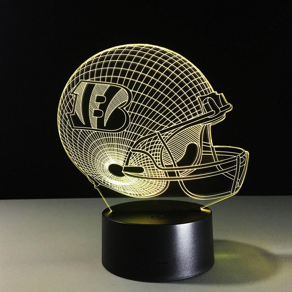 Cincinnati Bengals 3D Optical Illusion Lamp - 3D Optical Lamp
