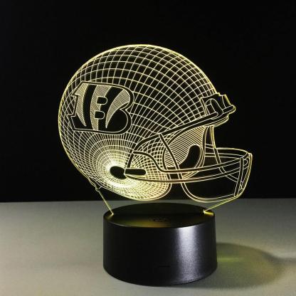 Cincinnati Bengals 3D Optical Illusion Lamp - 3D Optical Lamp