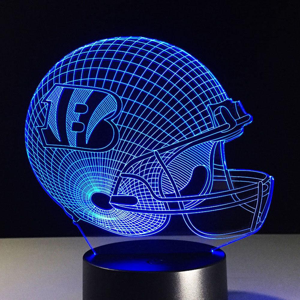Cincinnati Bengals 3D Optical Illusion Lamp - 3D Optical Lamp