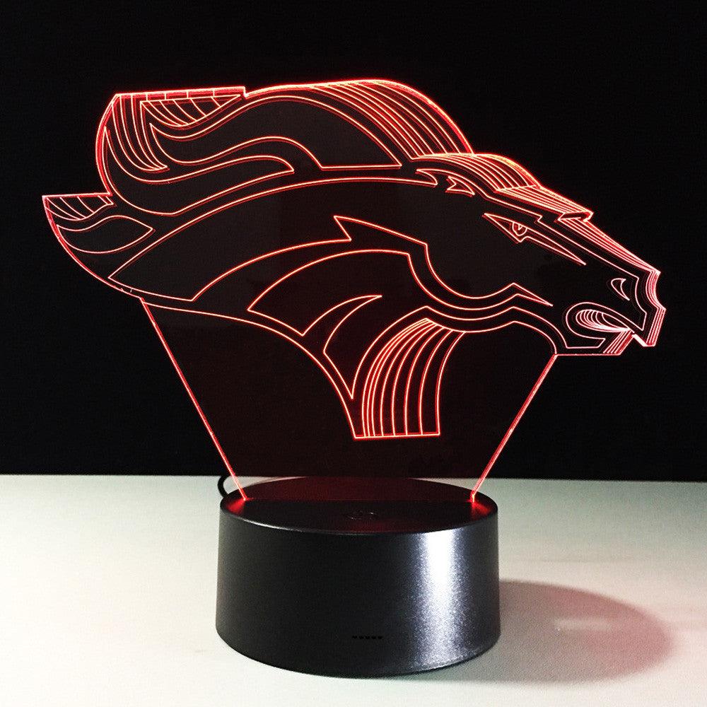 Denver Broncos 3D Lamp-3D Optical Lamp