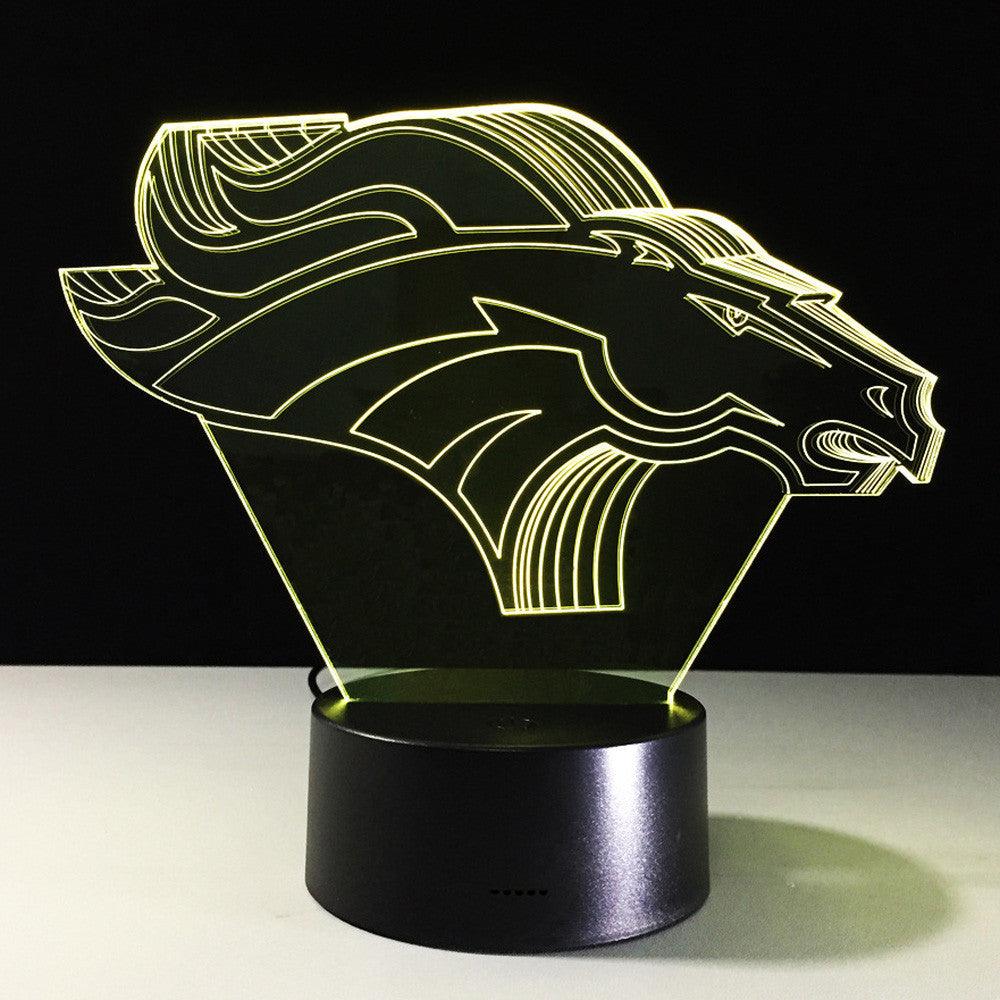 Denver Broncos 3D Lamp-3D Optical Lamp