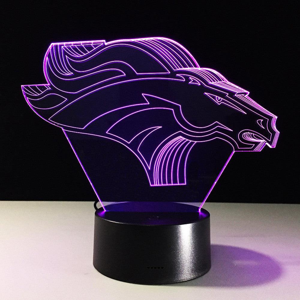 Denver Broncos 3D Lamp-3D Optical Lamp