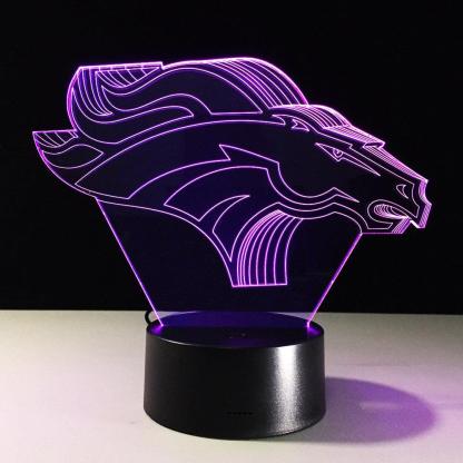 Denver Broncos 3D Lamp-3D Optical Lamp