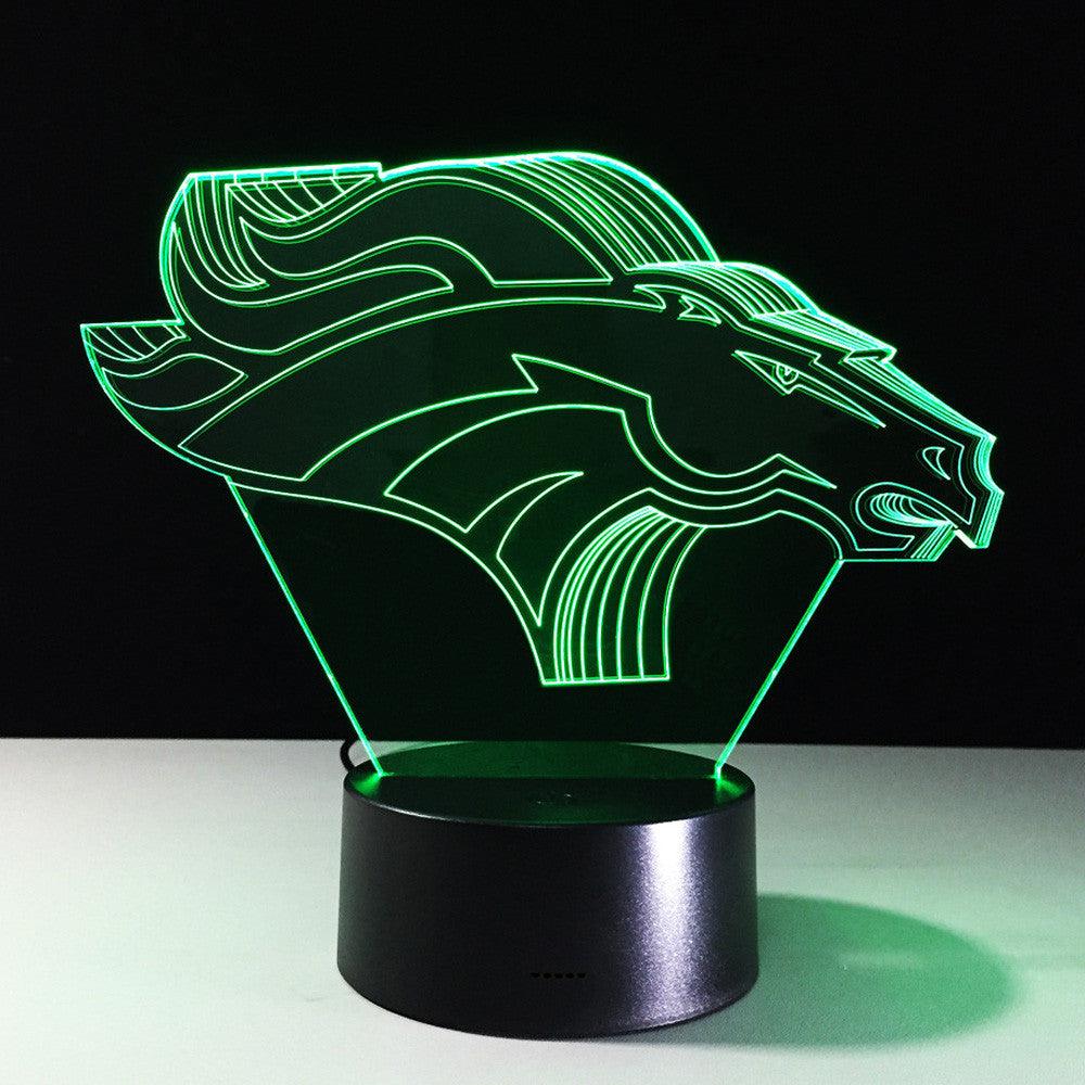 Denver Broncos 3D Lamp-3D Optical Lamp
