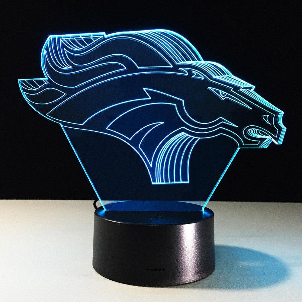 Denver Broncos 3D Lamp-3D Optical Lamp