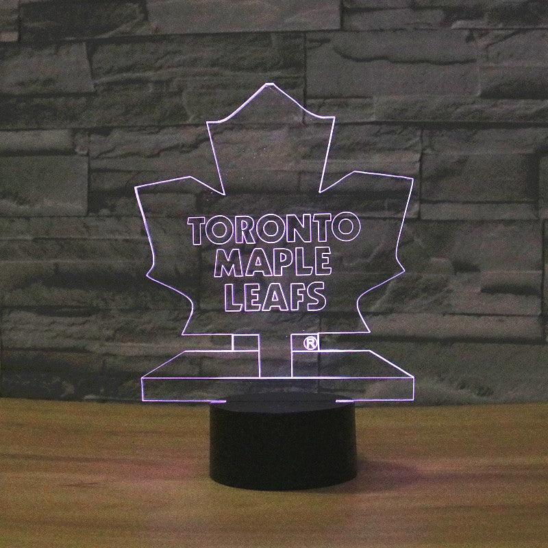 Maple Leafs LED Lamp-3D Optical Lamp