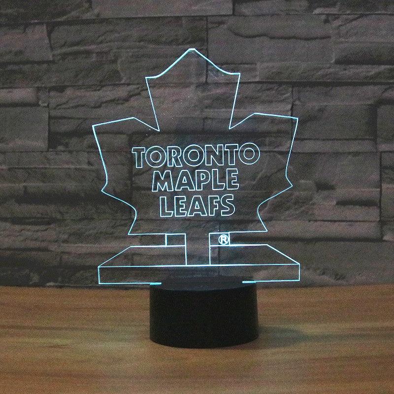 Maple Leafs LED Lamp-3D Optical Lamp