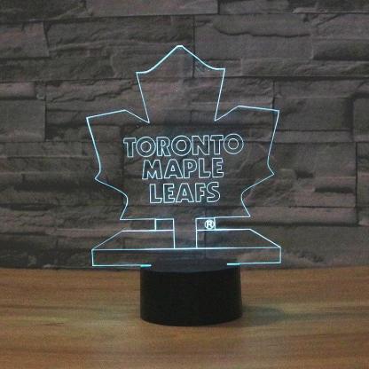 Maple Leafs LED Lamp-3D Optical Lamp