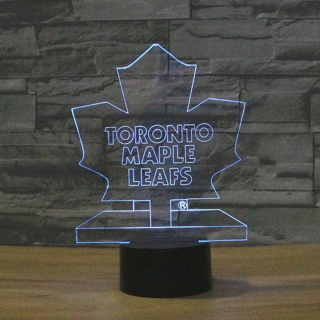 Maple Leafs LED Lamp-3D Optical Lamp