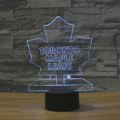 Maple Leafs LED Lamp-3D Optical Lamp