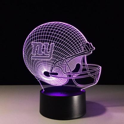 New York Giants 3D Optical Illusion Lamp - 3D Optical Lamp