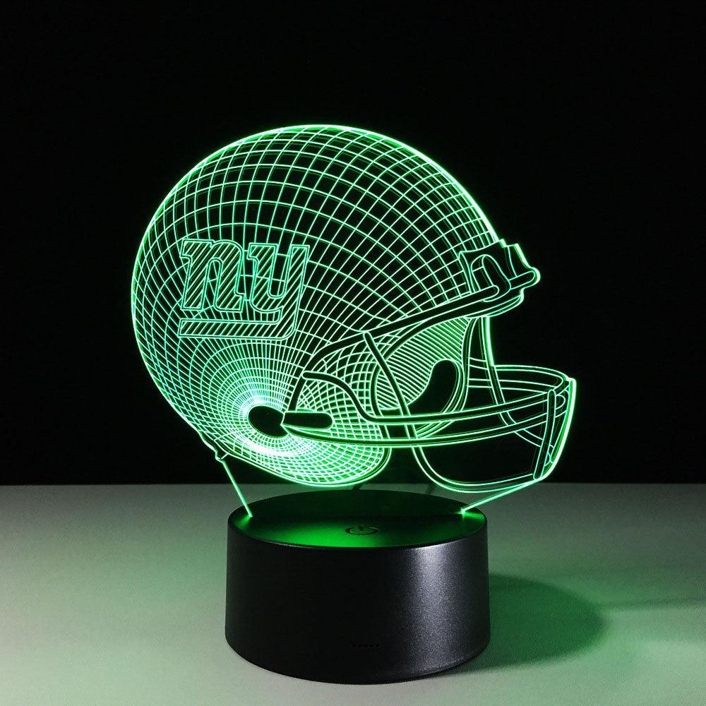 New York Giants 3D Optical Illusion Lamp - 3D Optical Lamp