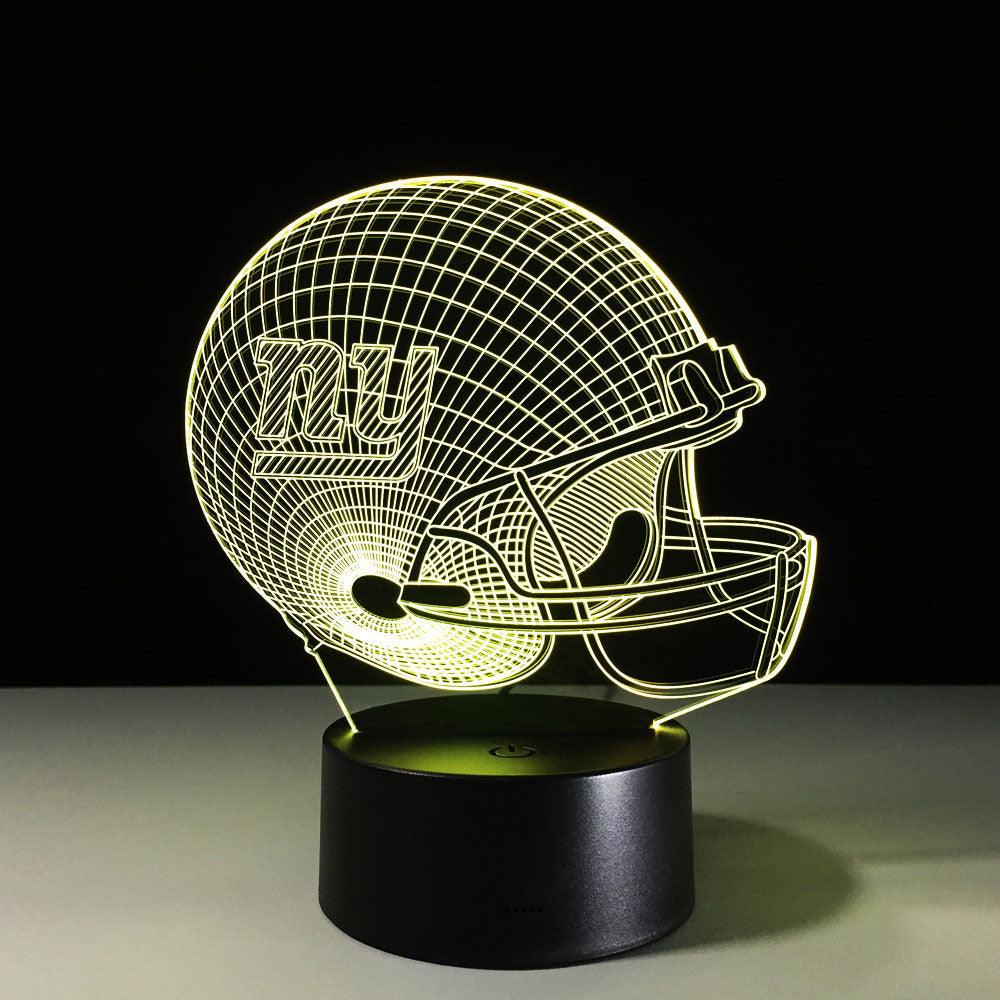 New York Giants 3D Optical Illusion Lamp - 3D Optical Lamp