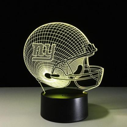 New York Giants 3D Optical Illusion Lamp - 3D Optical Lamp