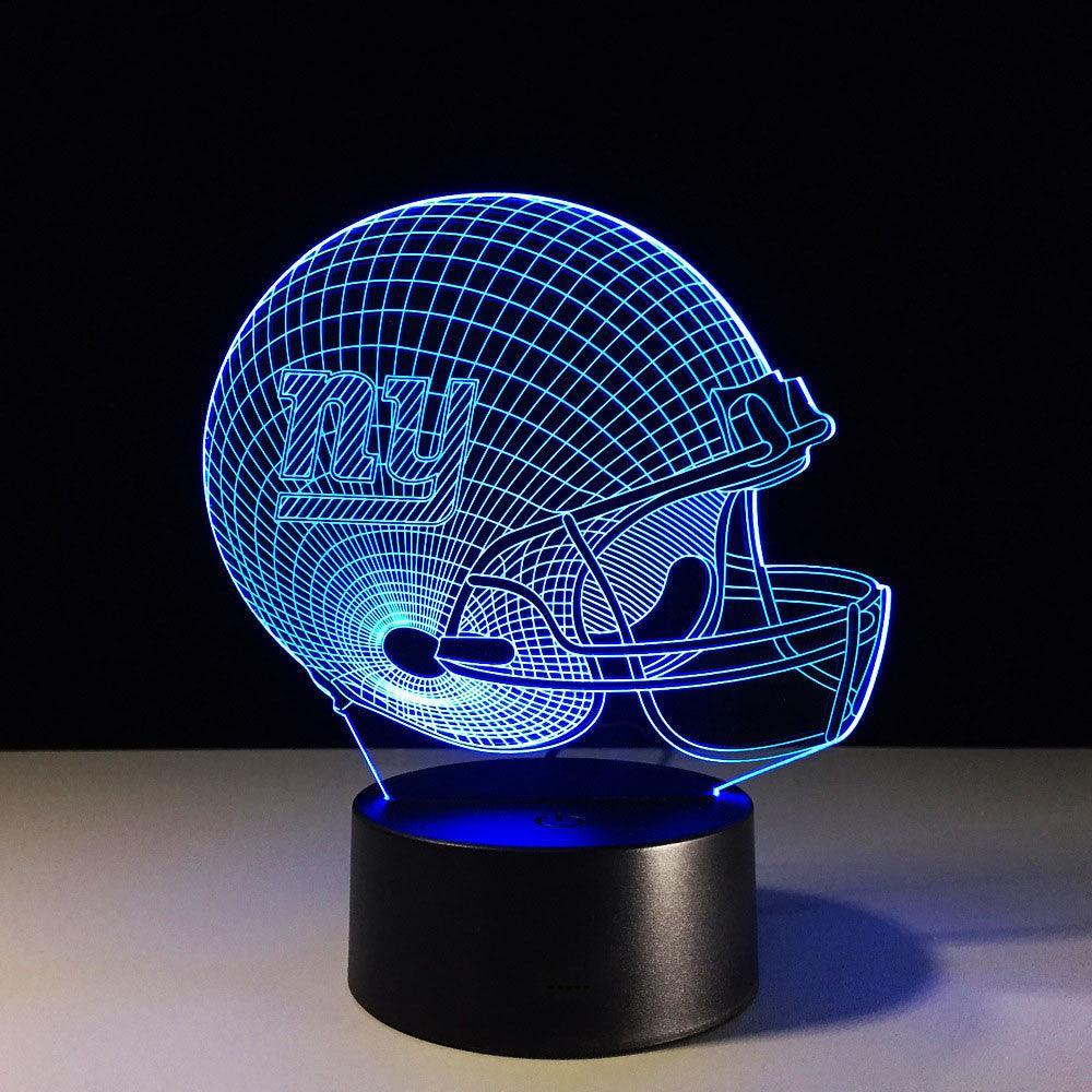 New York Giants 3D Optical Illusion Lamp - 3D Optical Lamp