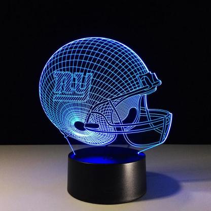 New York Giants 3D Optical Illusion Lamp - 3D Optical Lamp