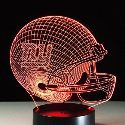 New York Giants 3D Optical Illusion Lamp - 3D Optical Lamp