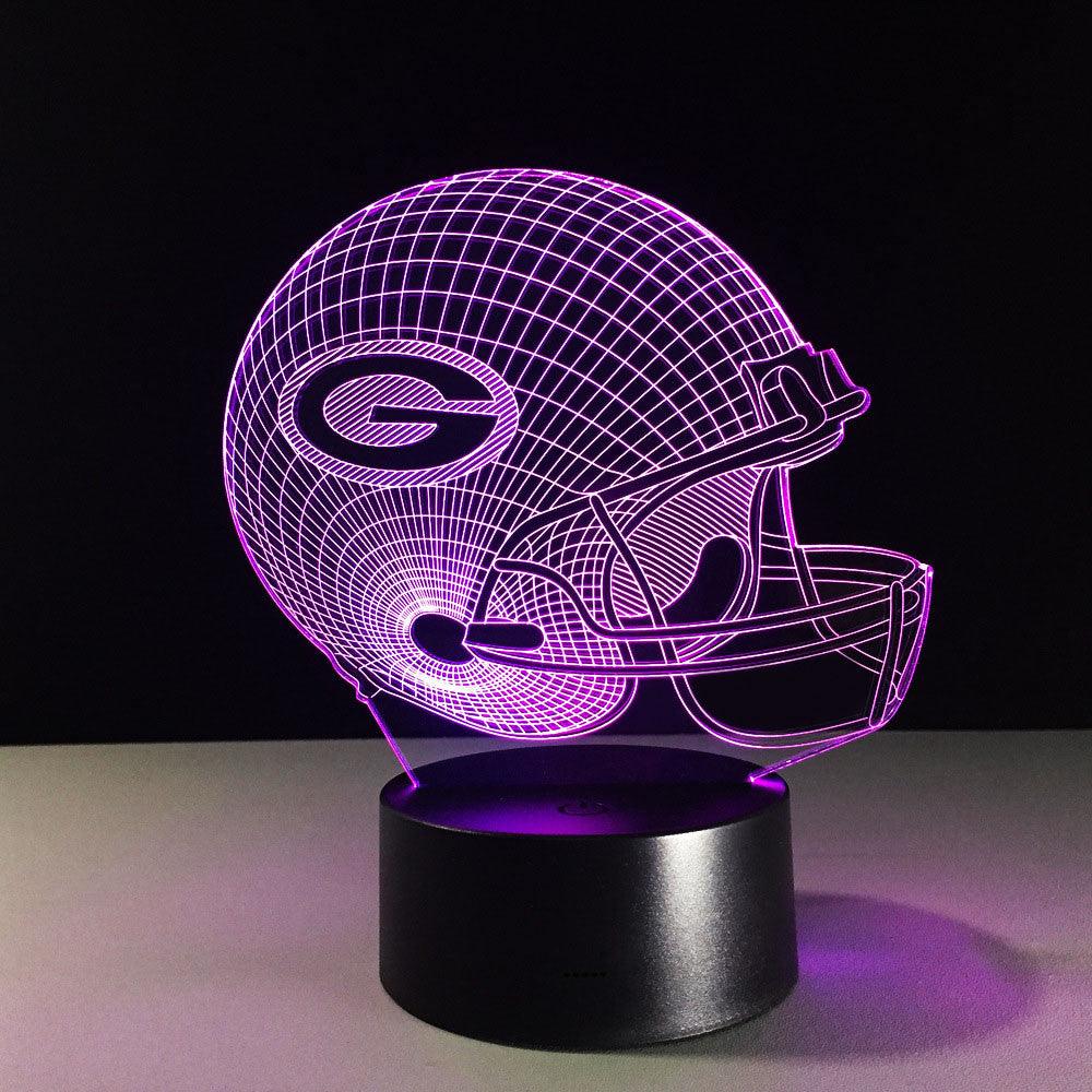 Green Bay Packers Lamp-3D Optical Lamp
