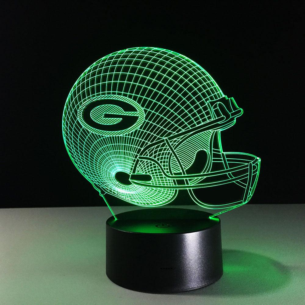 Green Bay Packers Lamp-3D Optical Lamp