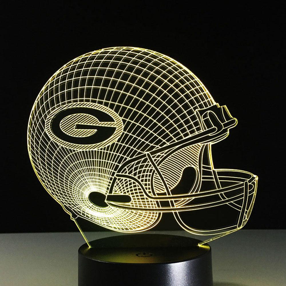 Green Bay Packers 3D Optical Illusion Lamp - 3D Optical Lamp