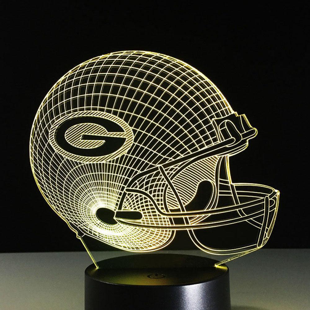 Green Bay Packers 3D Optical Illusion Lamp - 3D Optical Lamp