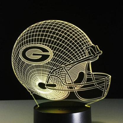 Green Bay Packers 3D Optical Illusion Lamp - 3D Optical Lamp
