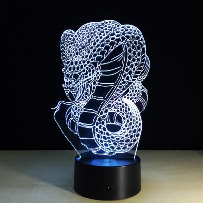 Cobra Warrior LED Lamp-3D Optical Lamp