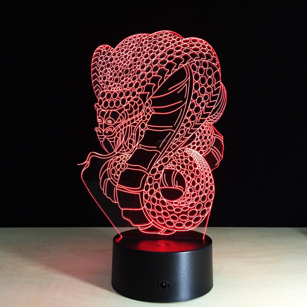 Devil Dragon 3D Optical Illusion Lamp - 3D Optical Lamp