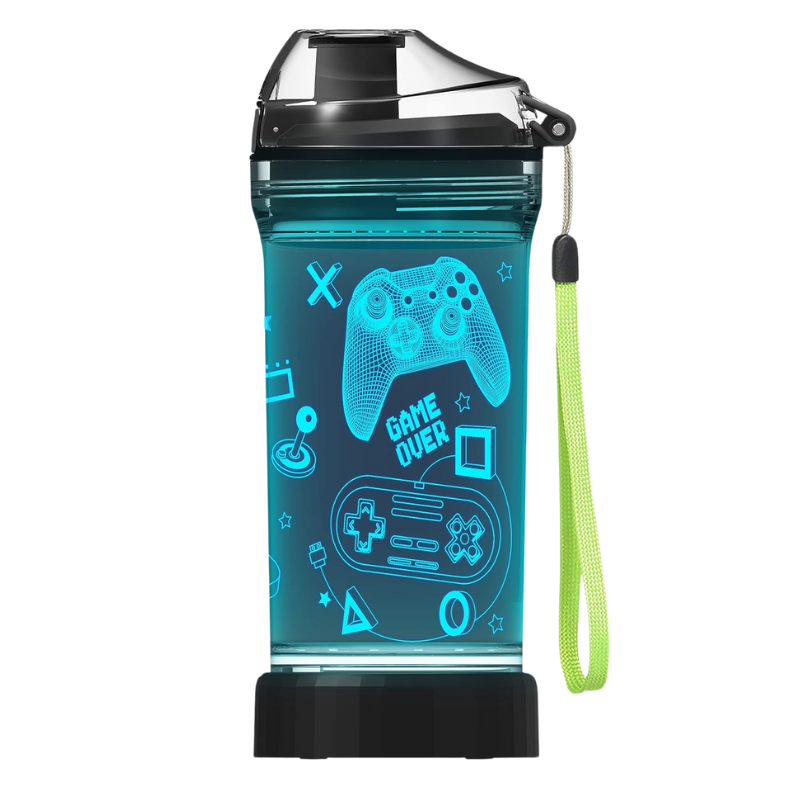 3D Glowing Design LED Water Bottle-3D Optical Lamp