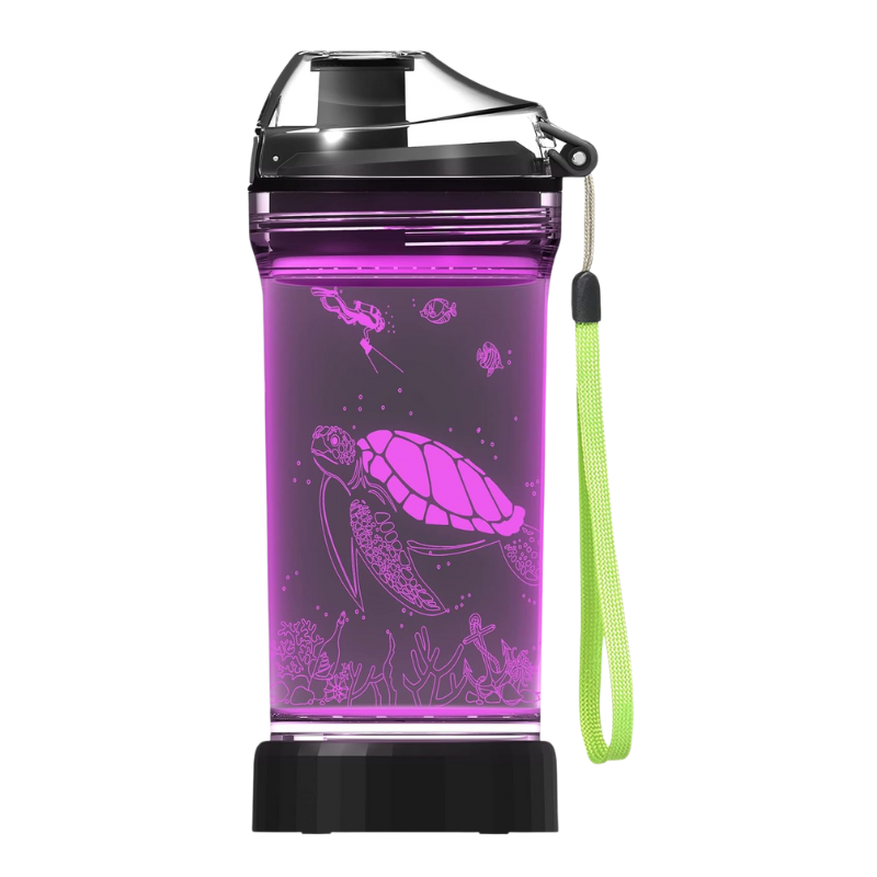 3D Glowing Design LED Water Bottle-3D Optical Lamp