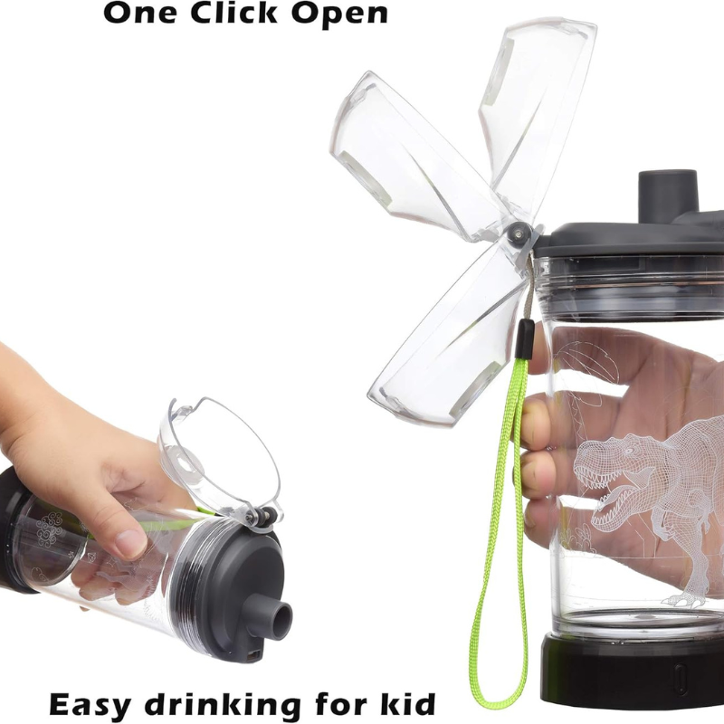 3D Glowing Design LED Water Bottle-3D Optical Lamp