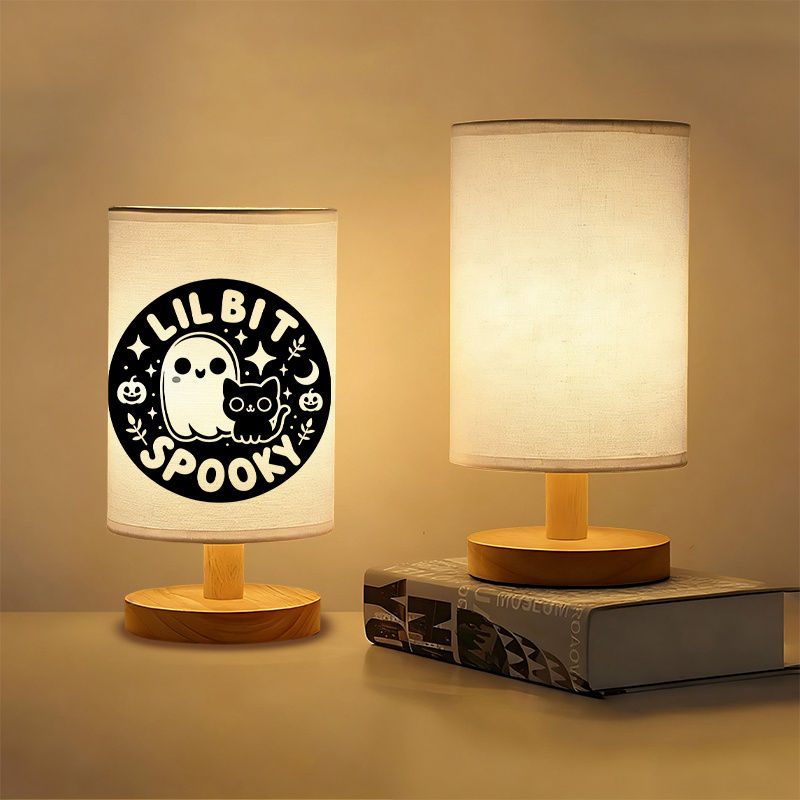 Modern USB-powered Linen Table Lamp Cozy Atmosphere