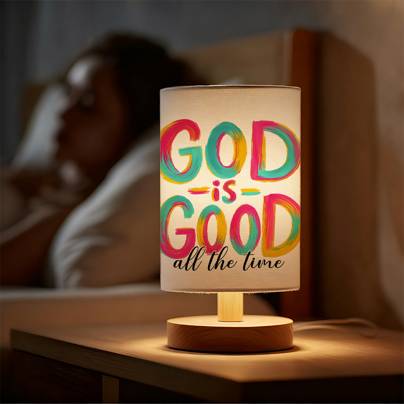 A Modern USB powered Linen Lamp with a Unique Design and Exquisite Patterns