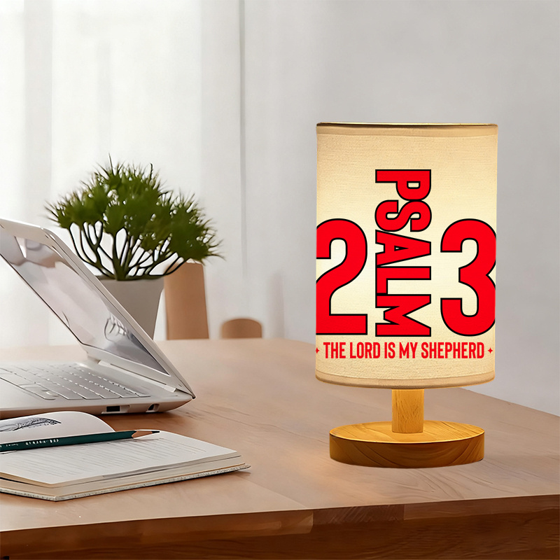 Modern USB-powered Linen Lamp with a Unique Design44