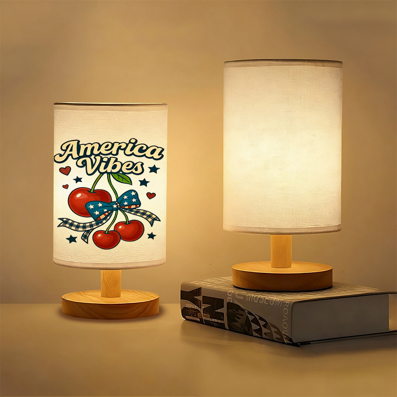 A Modern USB Powered Linen Table Lamp 