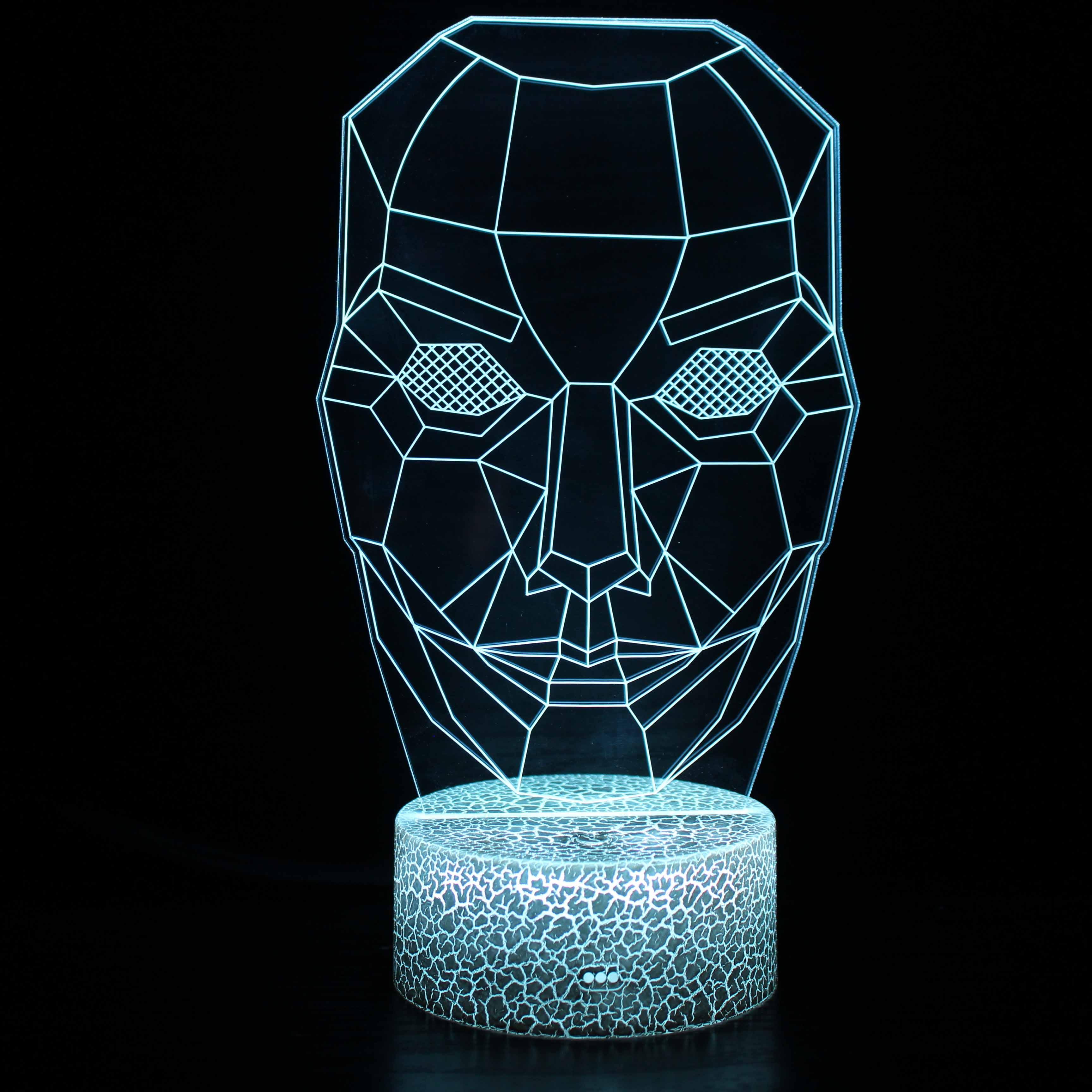 Squid Game Characters 3D Optical Illusion Lamp - 3D Optical Lamp