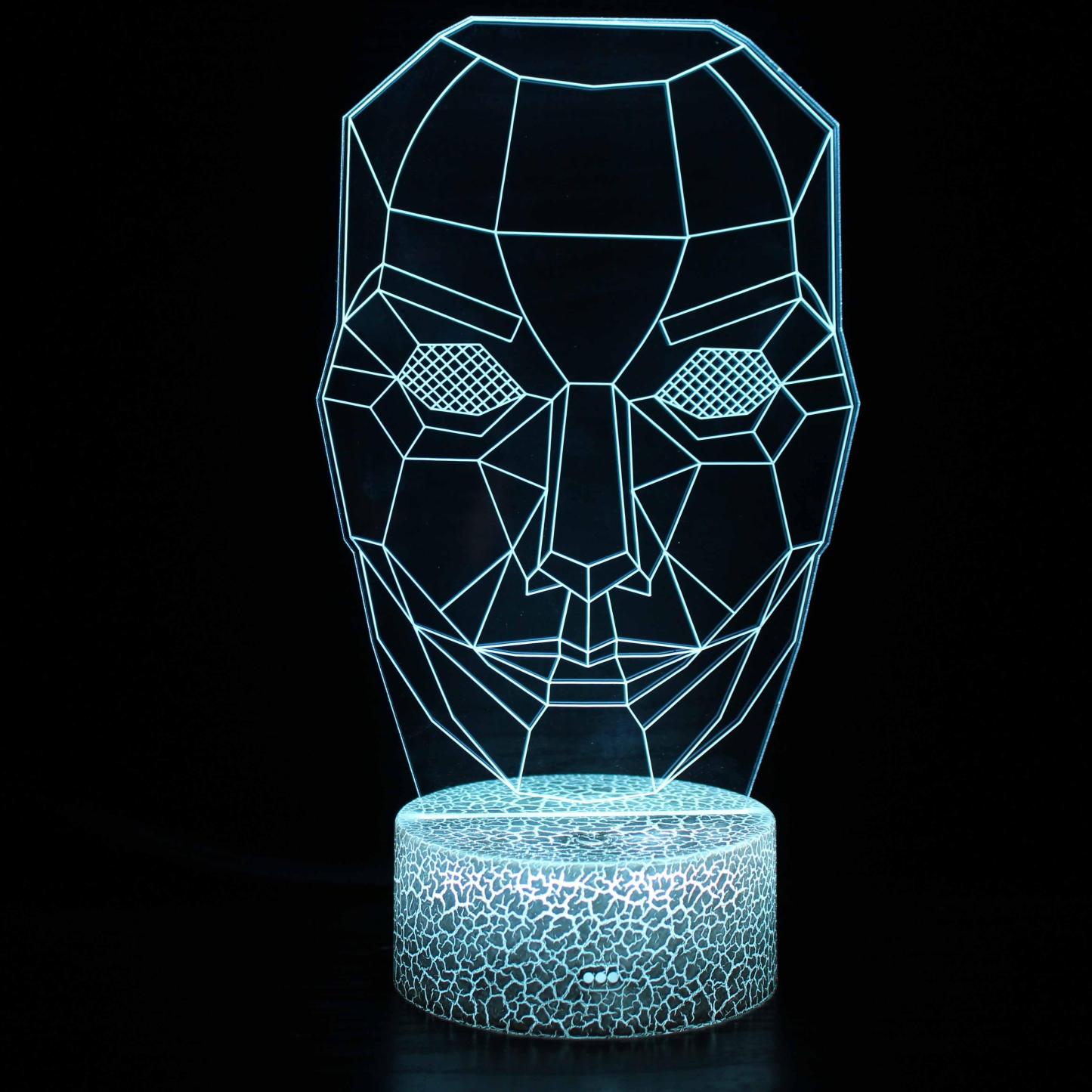 Squid Game Characters 3D Optical Illusion Lamp - 3D Optical Lamp