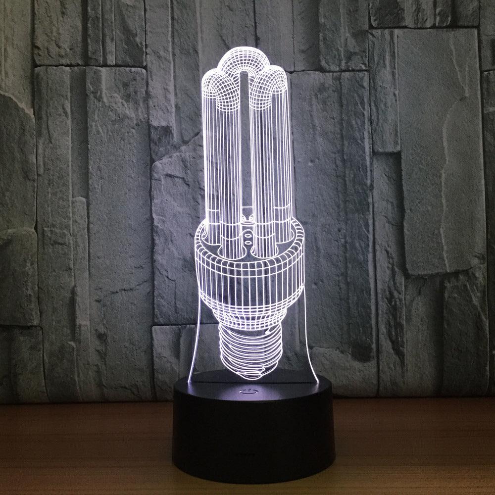 Abstract Lamp 3D Optical Illusion Lamp - 3D Optical Lamp
