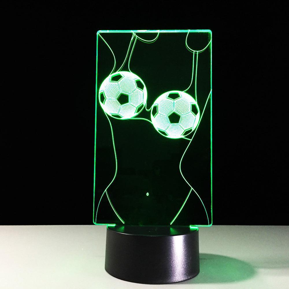 Soccer Bikini LED Lamp-3D Optical Lamp