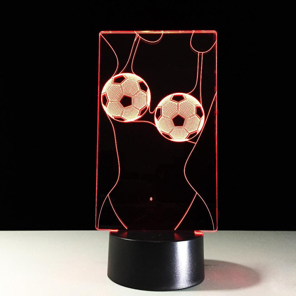 Soccer Bikini LED Lamp-3D Optical Lamp