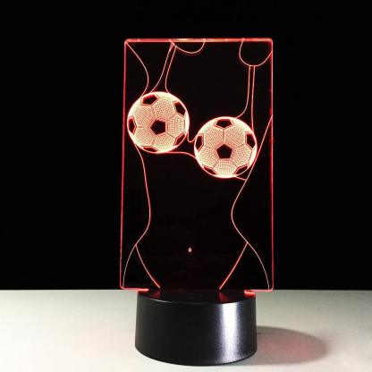 Soccer Bikini LED Lamp-3D Optical Lamp