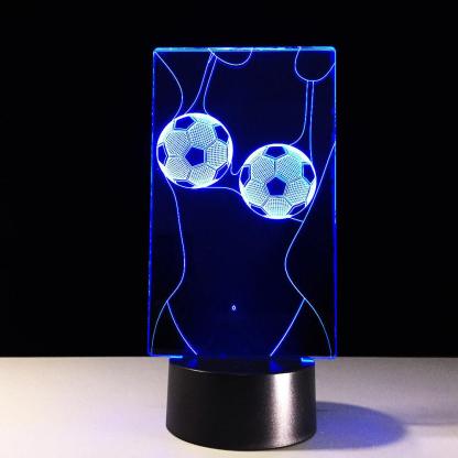 Soccer Bikini LED Lamp-3D Optical Lamp