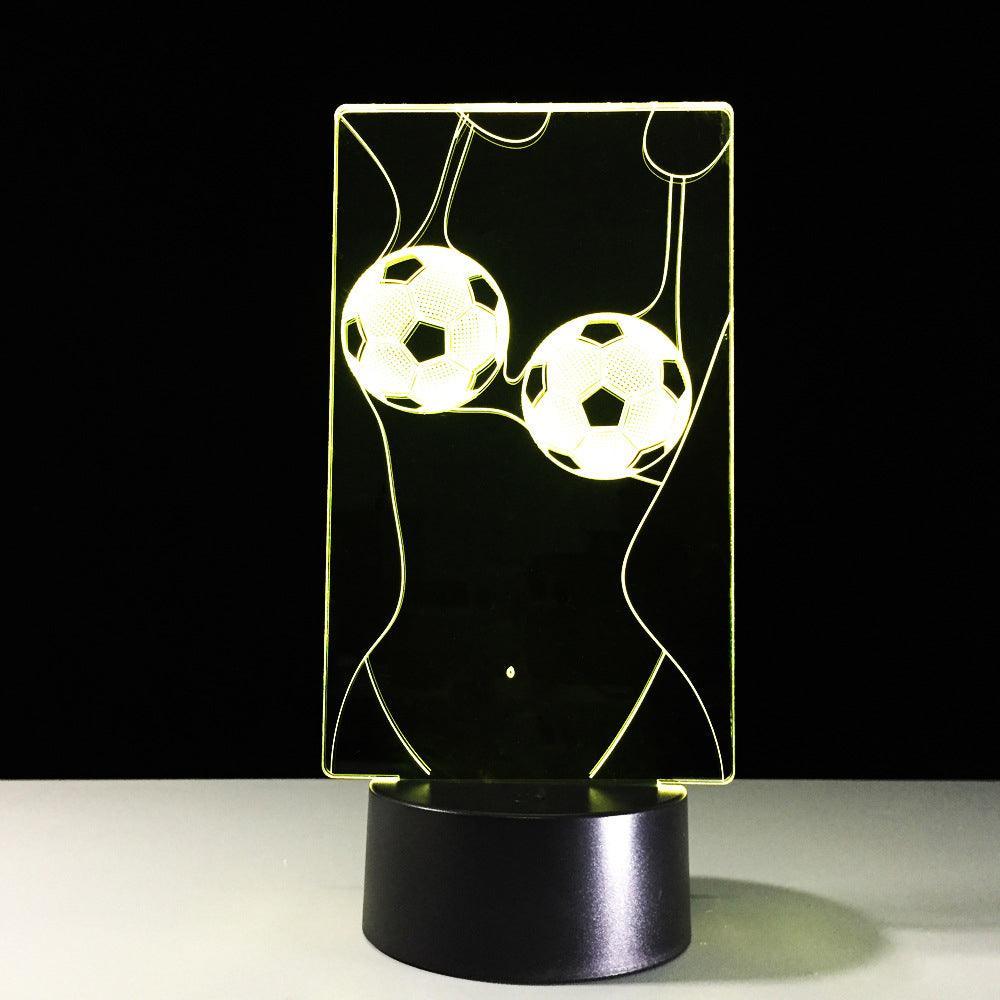 Soccer Bikini LED Lamp-3D Optical Lamp