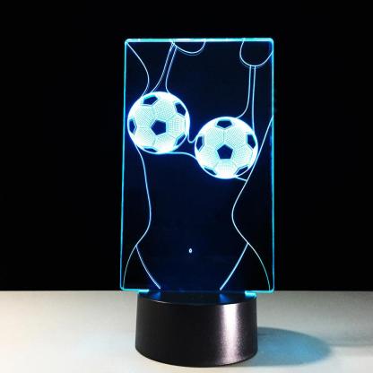 Soccer Bikini LED Lamp-3D Optical Lamp